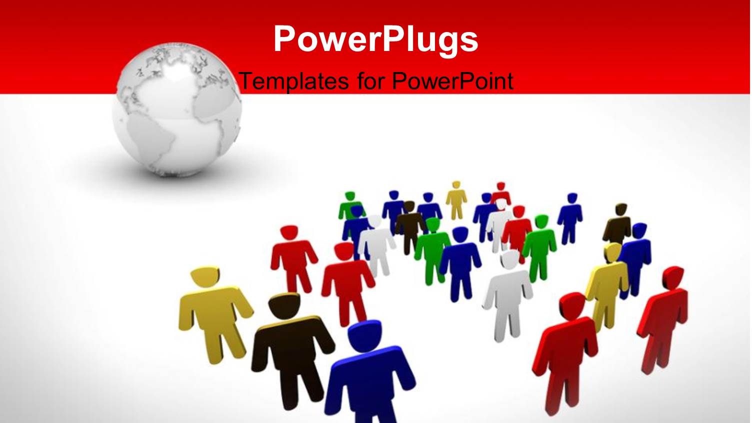 a Number of People Along with a Globe