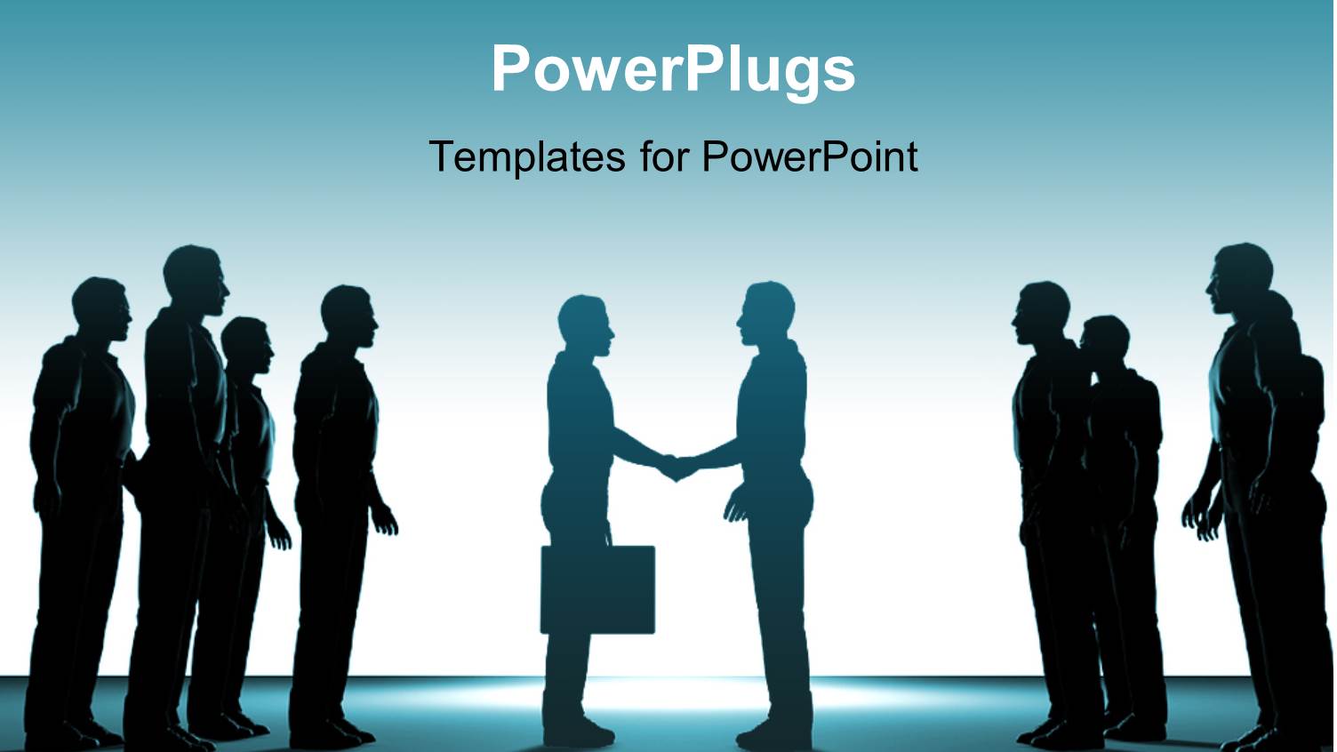 a Number of People with the Bluish Background and Place for Text