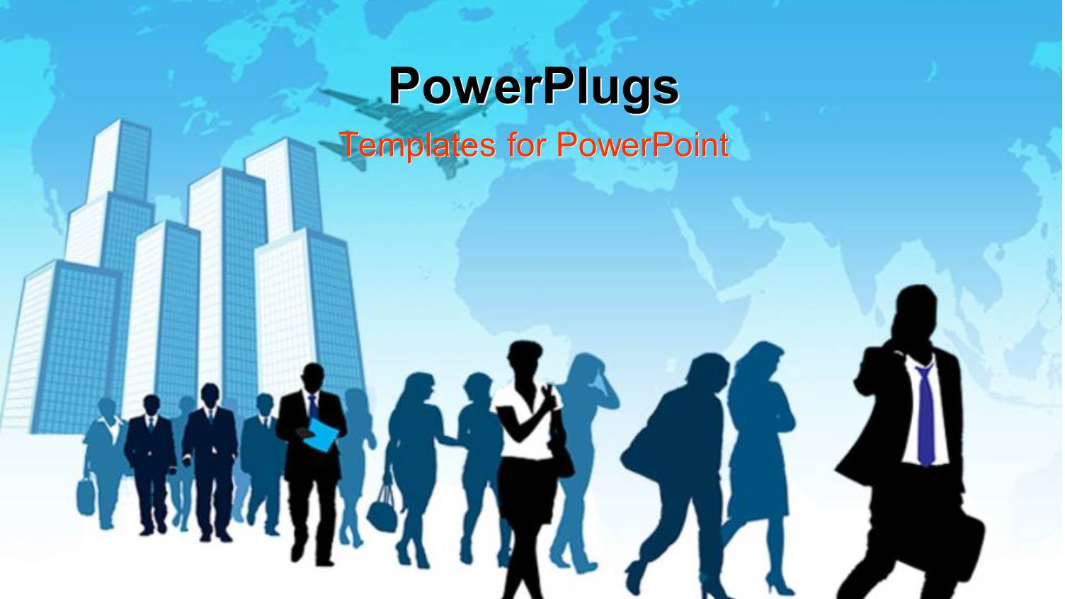 a Number of People with Buildings in the Background