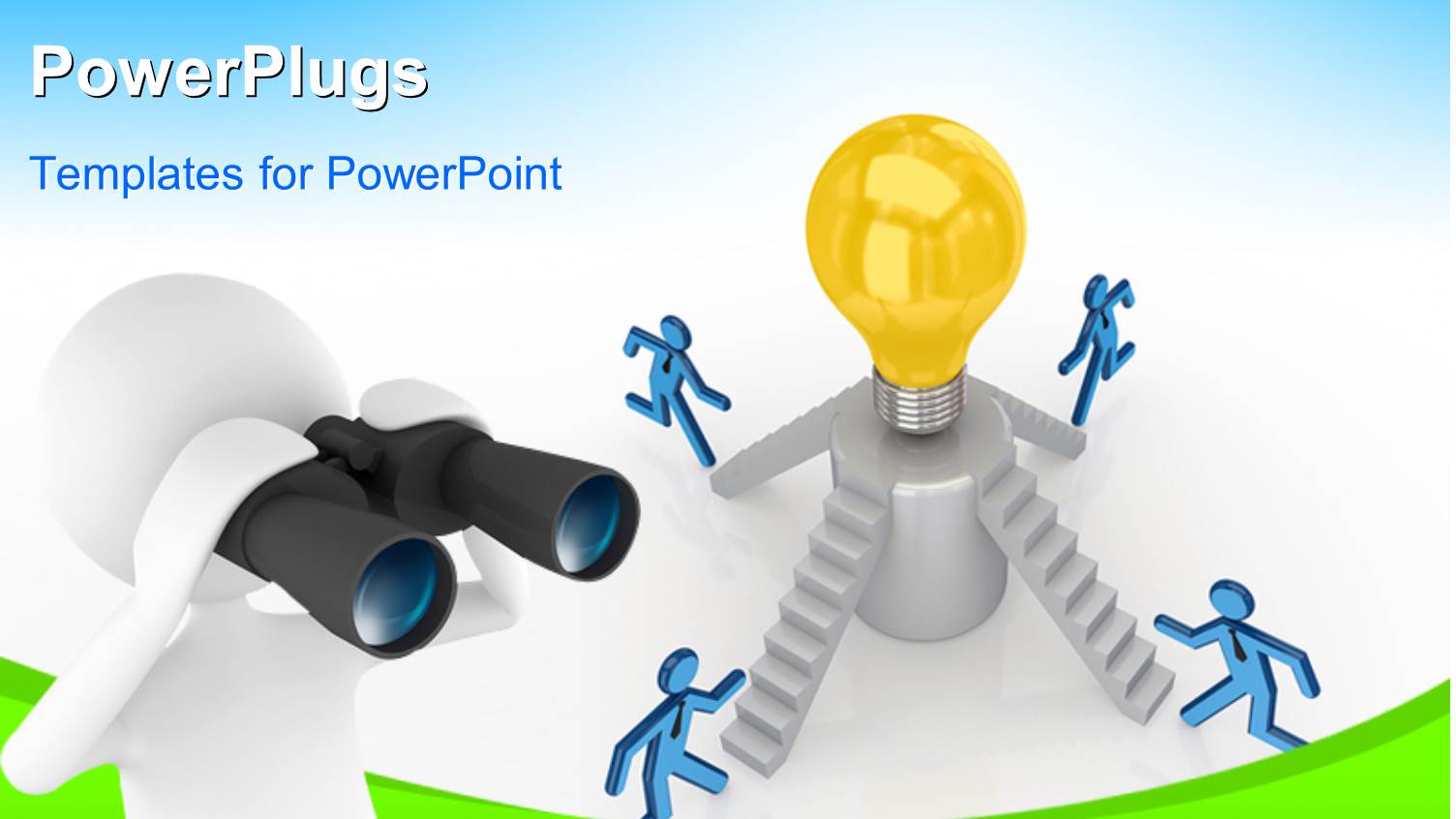 a Number of People with a Bulb