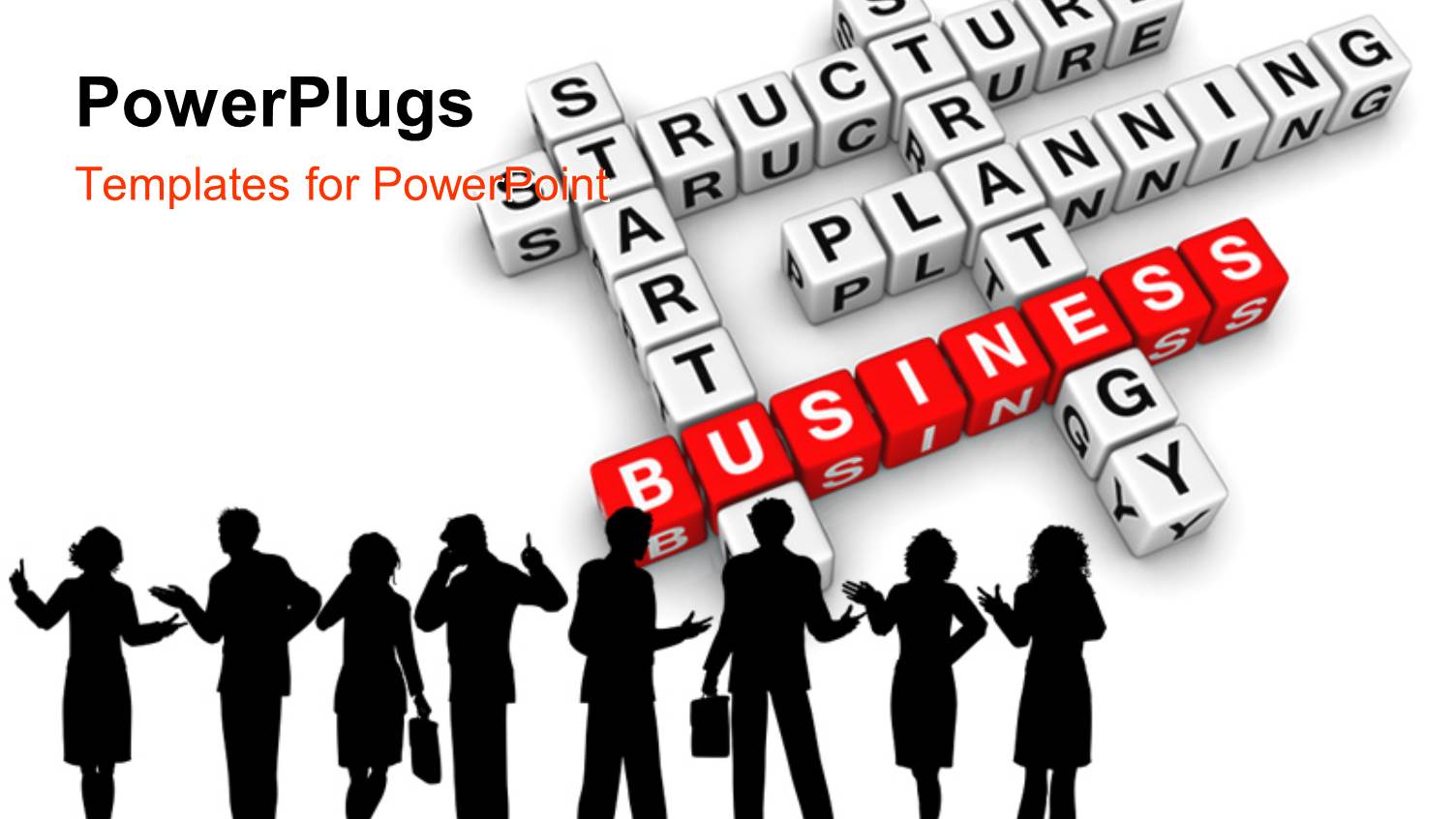 a Number of People with Business Related Stuff in Background