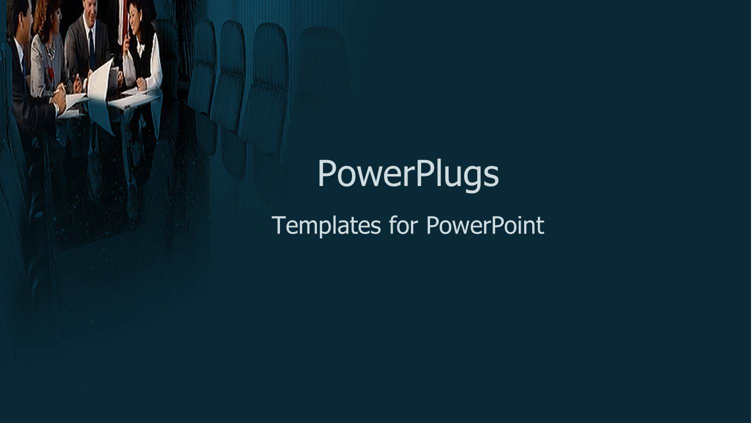 a Number of People Busy in the Meeting with Bluish Background