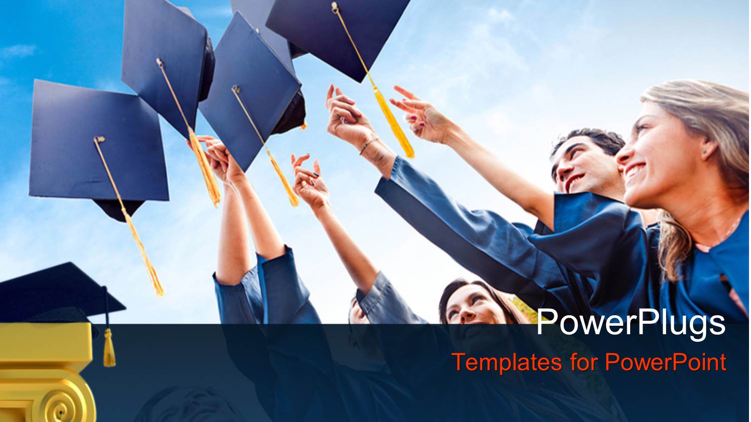 a Number of People Celebrating their Graduation