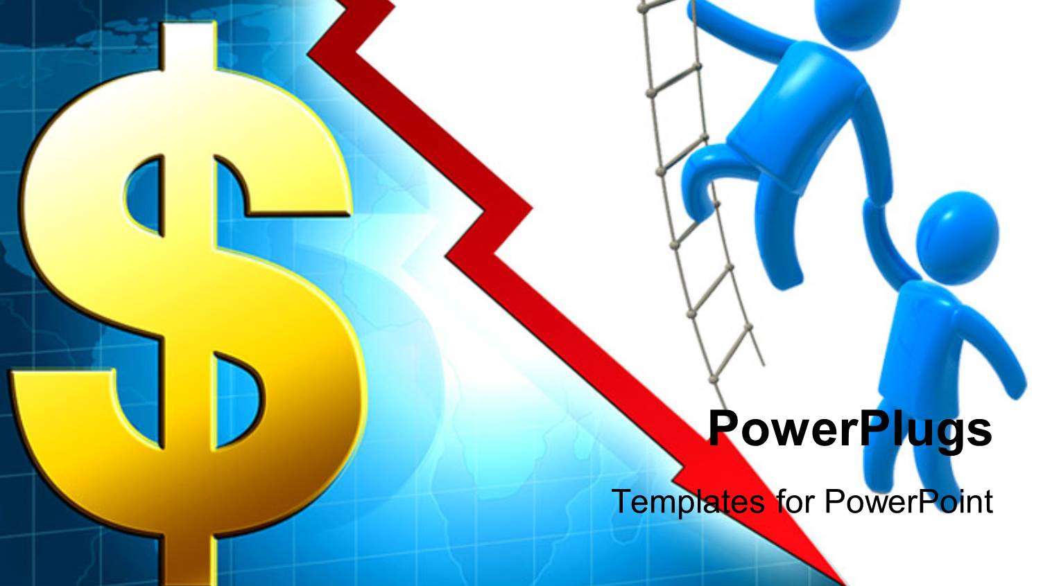 a Number of People Climbing the Ladder with Dollar Sign in the Background