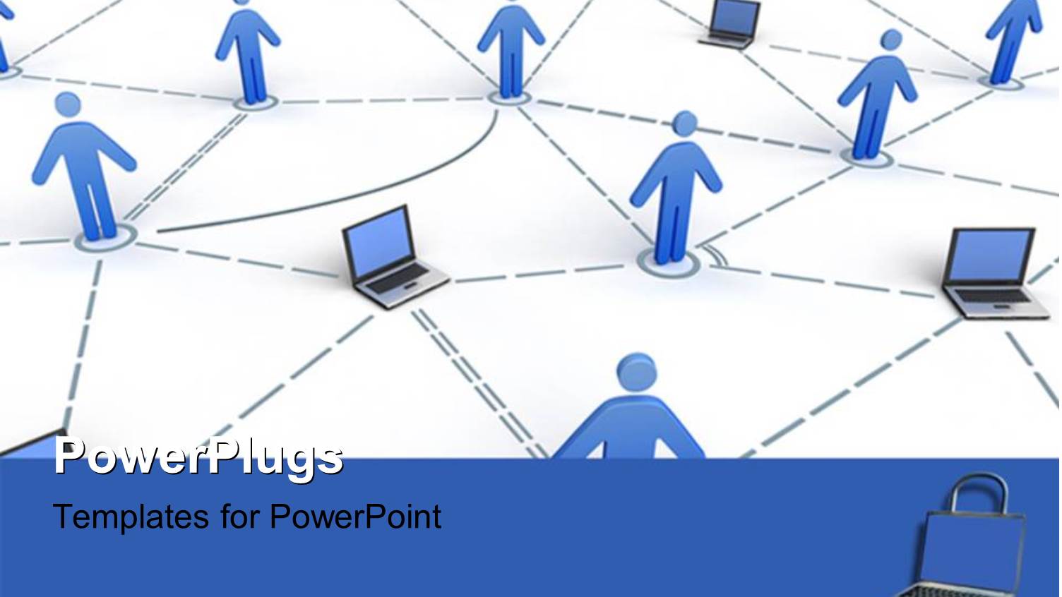 a Number of People Connected to Each other and the Laptop