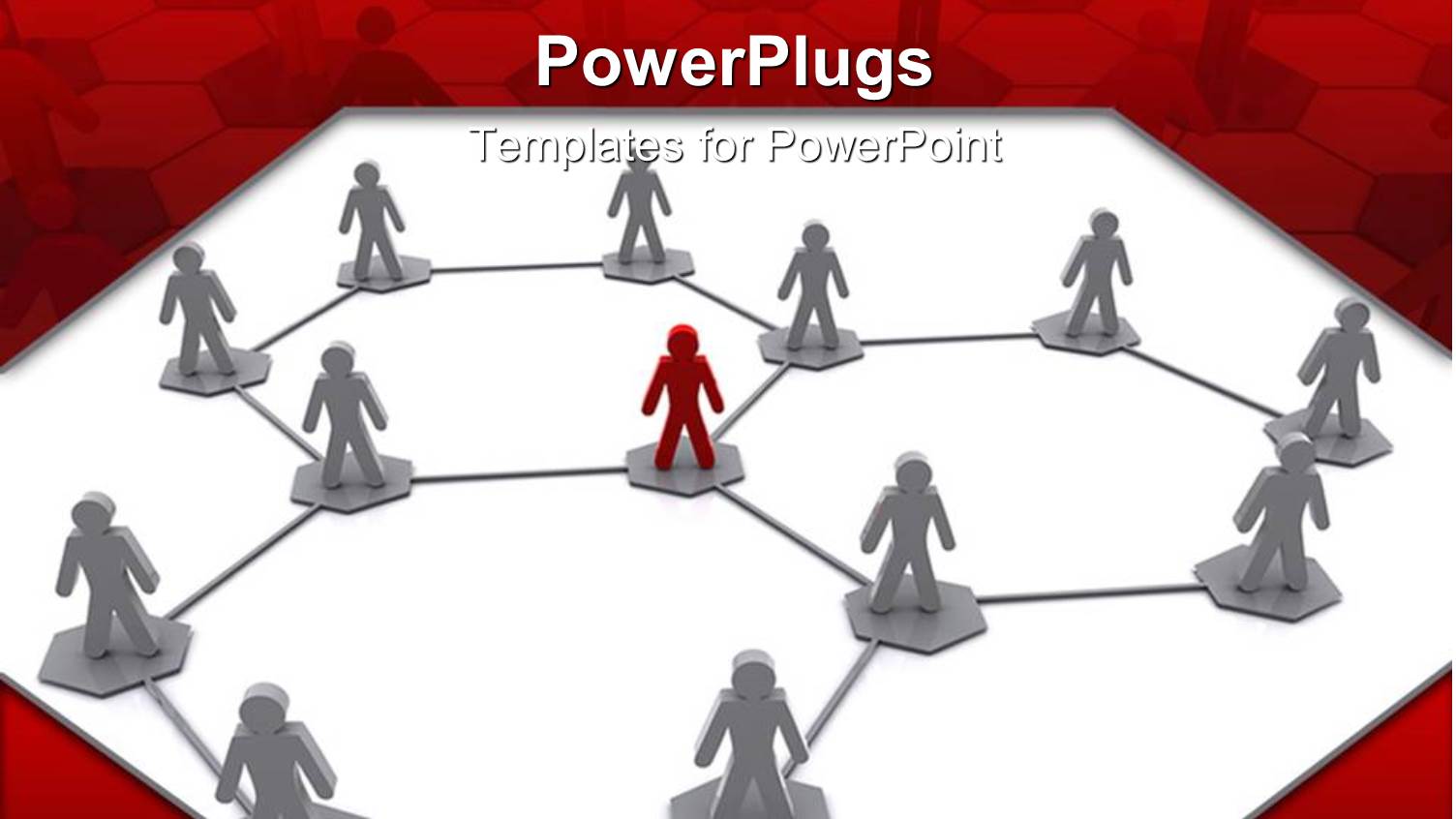 a Number of People Connected to One Person in the Middle
