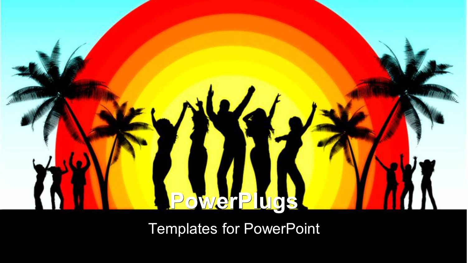 a Number of People Dancing on the Beach