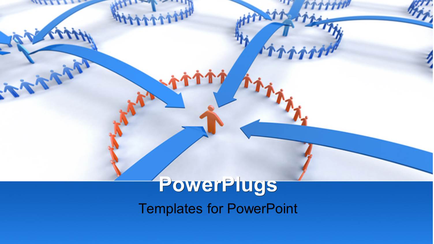 a Number of People in Form of Circles with White Background