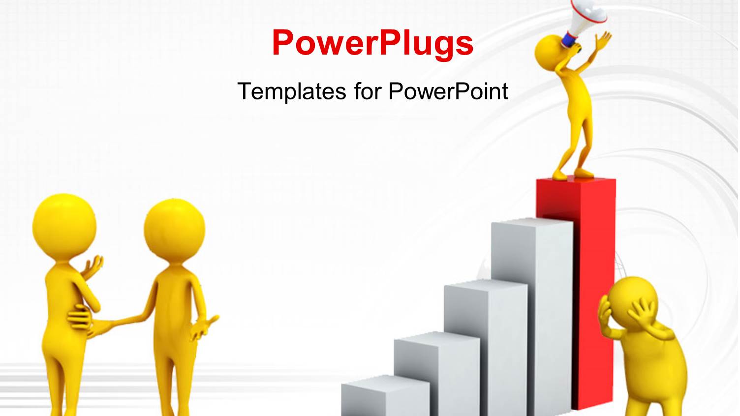 a Number of People on the Growth Graph with White Background