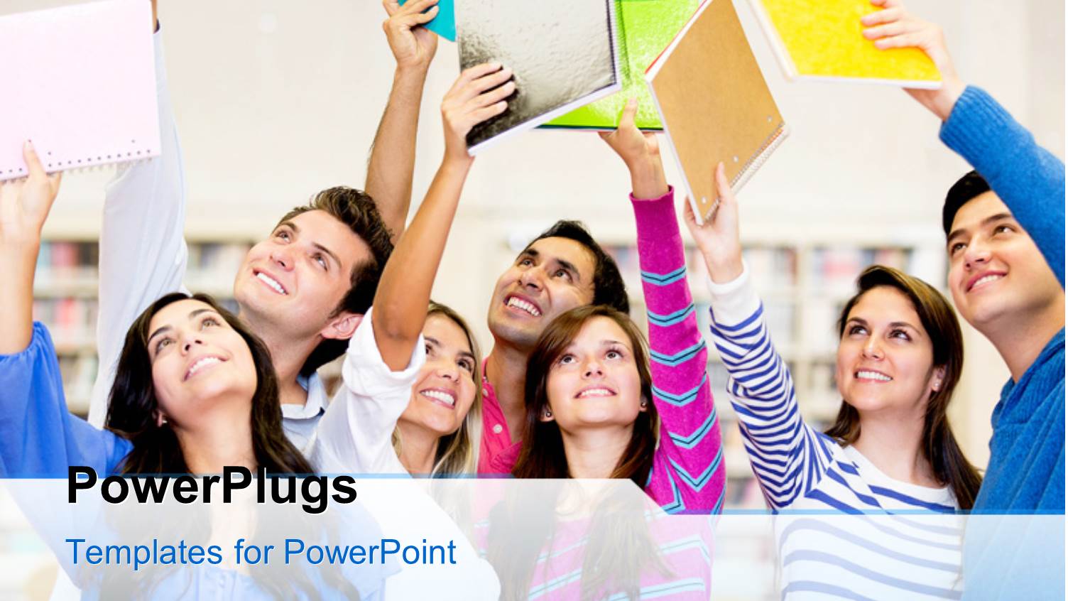 a Number of People Happily Looking at their Registers