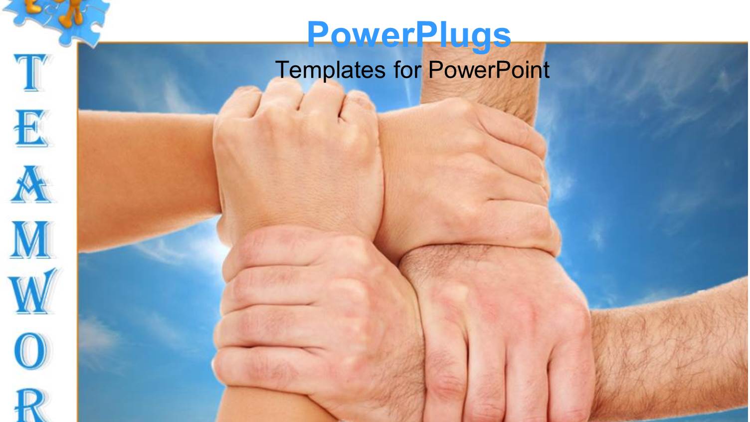 a Number of People Holding Each other's Wrists