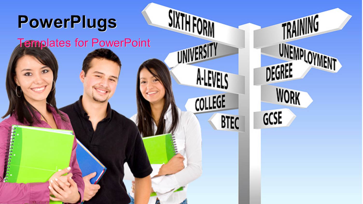 a Number of People with a Lot of Signs in the Background