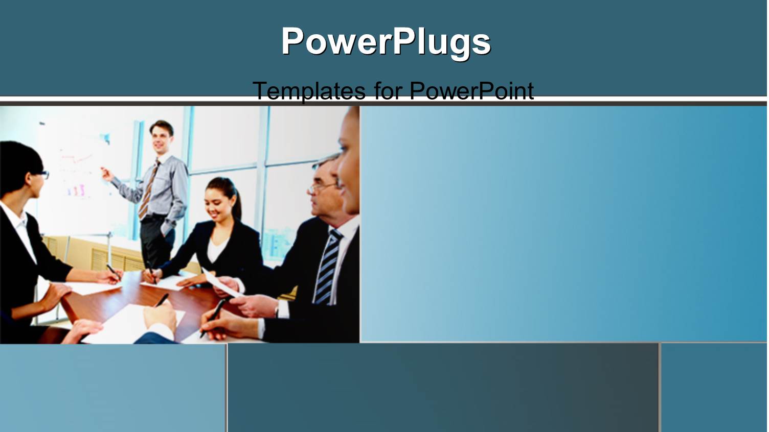 a Number of People in the Office with Windows in Background