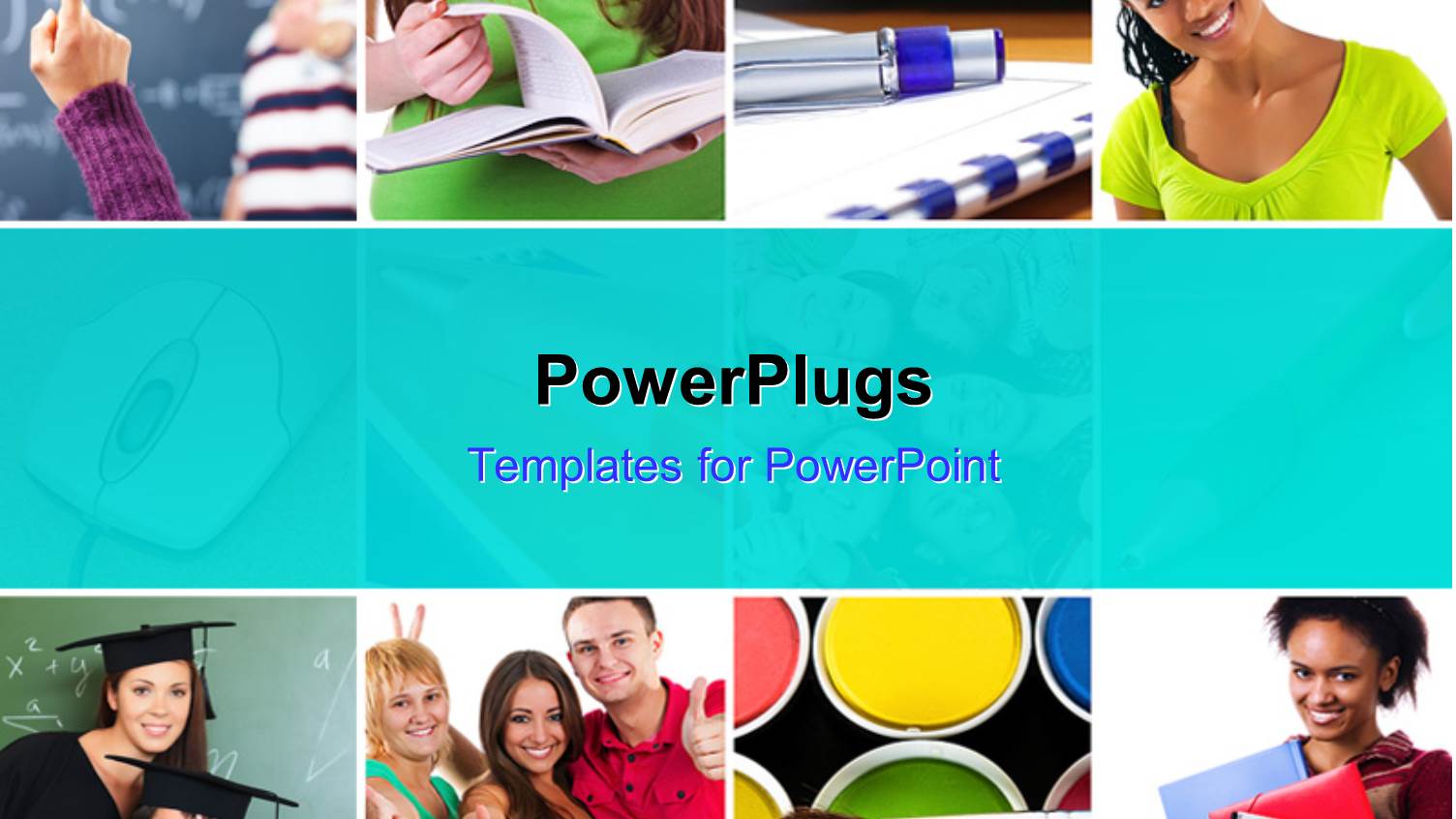 a Number of People with a Place for Text