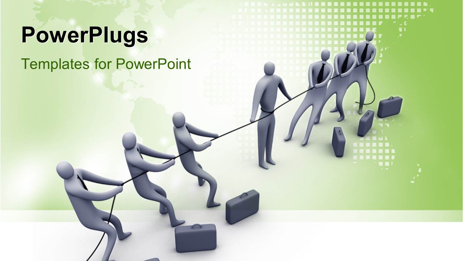 a Number of People Pulling the Rope