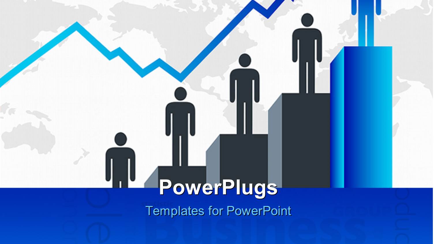 a Number of People Standing on a Growth Chart
