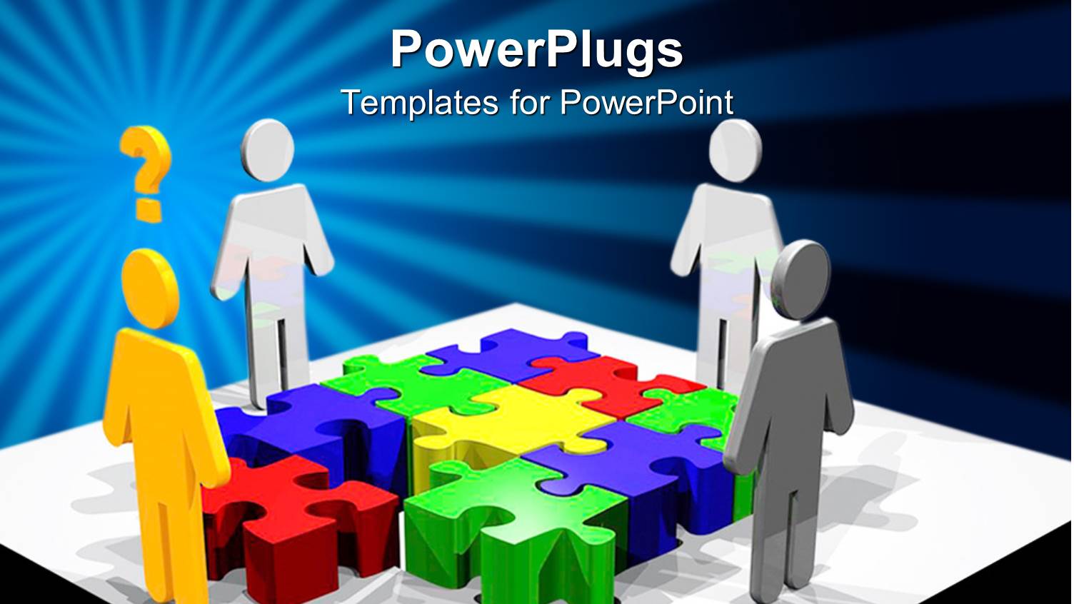 a Number of People Surrounding the Jigsaw Puzzle