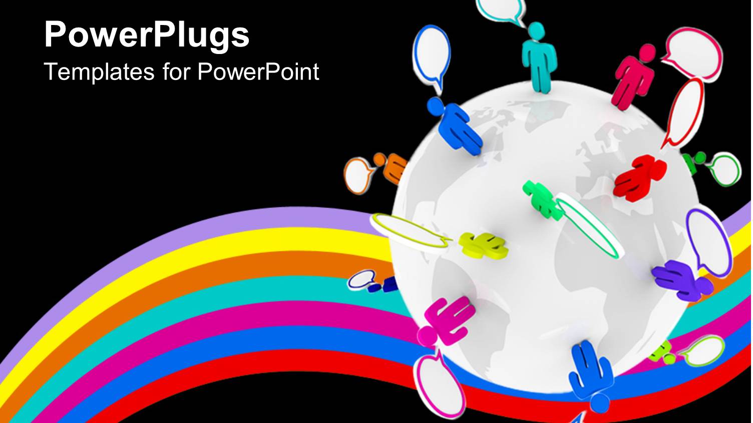 a Number of People Thinking while Standing on the Globe