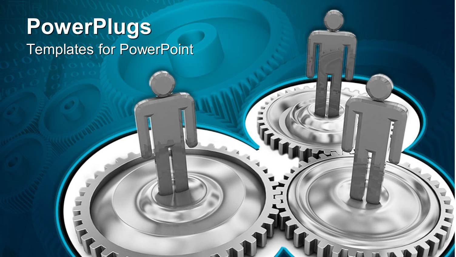 a Number of Persons Standing on Gears