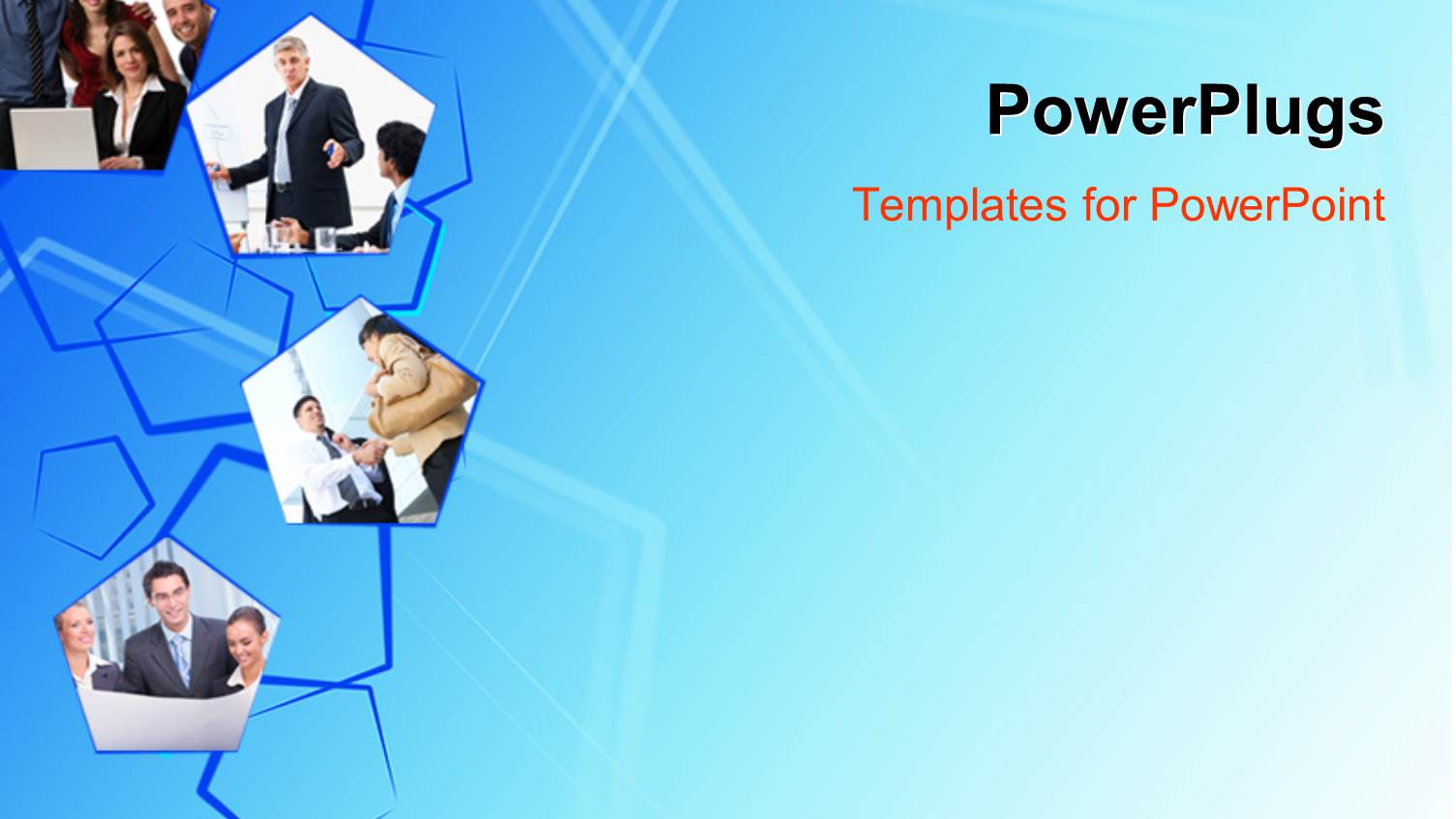 a Number of Pictures with Bluish Background and Place for Text