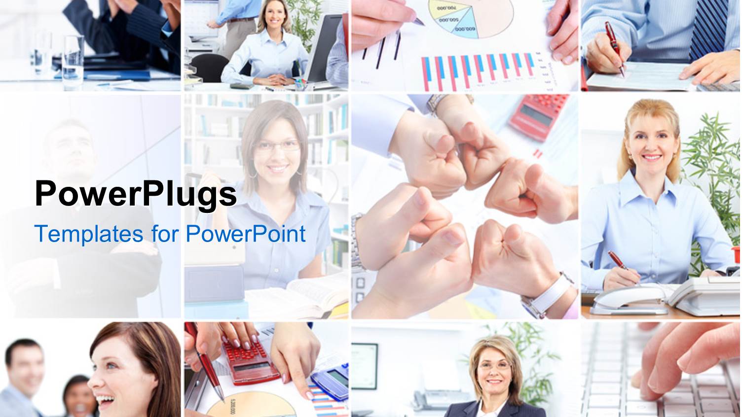 a Number of Professionals with Place for Text