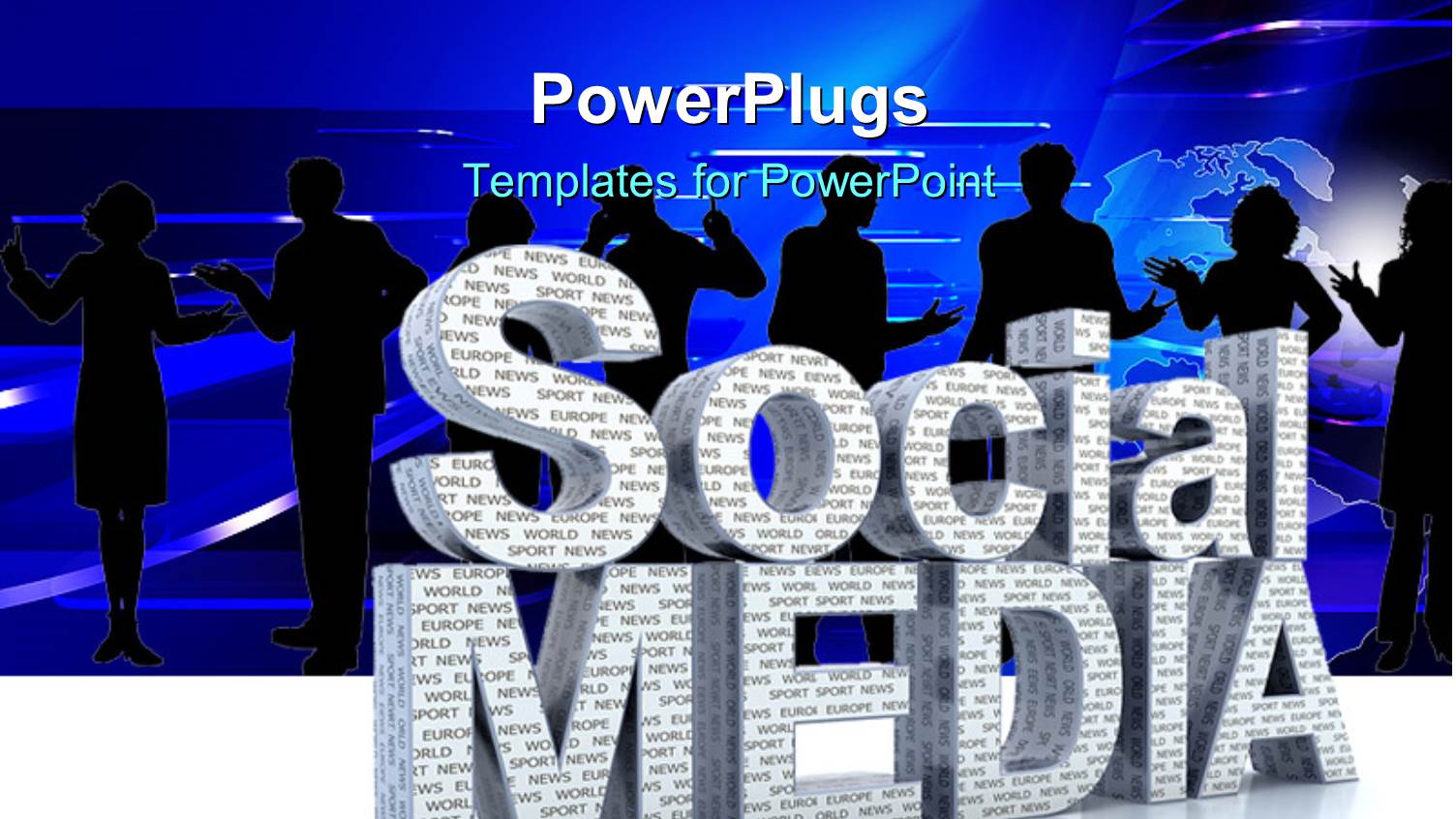 a Number of Professionals with the Words Social Media