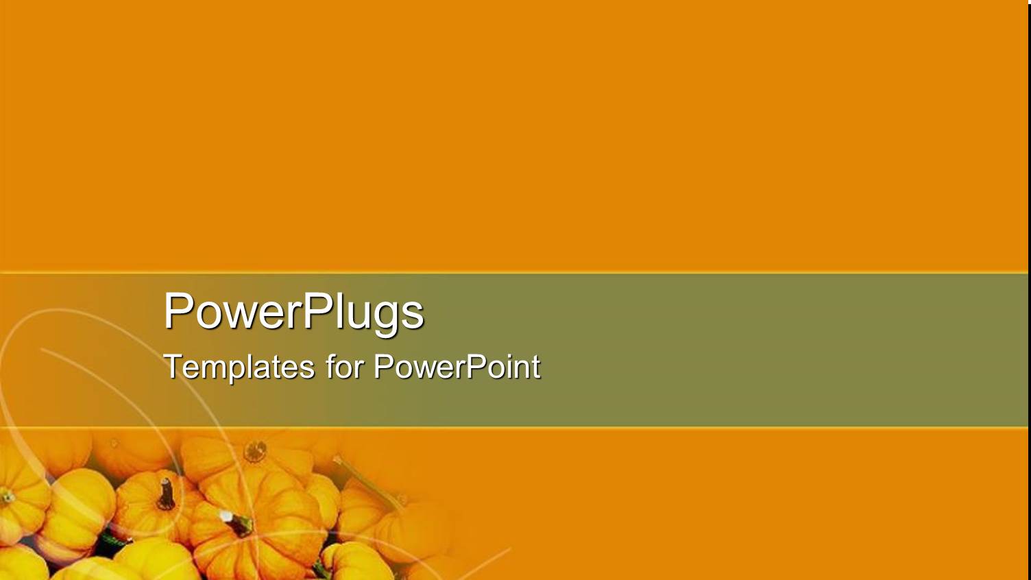 a Number of Pumpkins with Yellowish Background