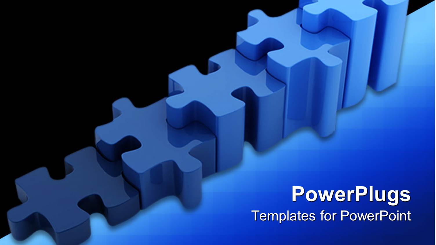 a Number of Puzzle Pieces Together with Black Background