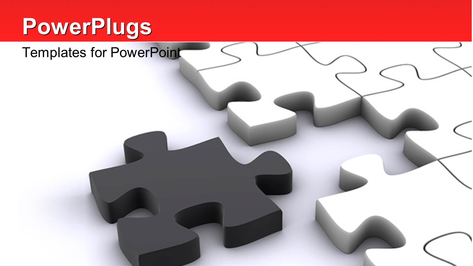 a Number of Puzzle Pieces with White Background