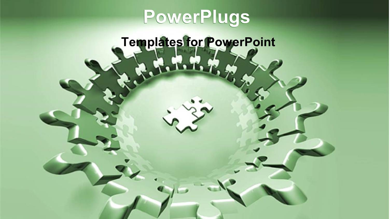 a Number of Puzzles Pieces in a Circle