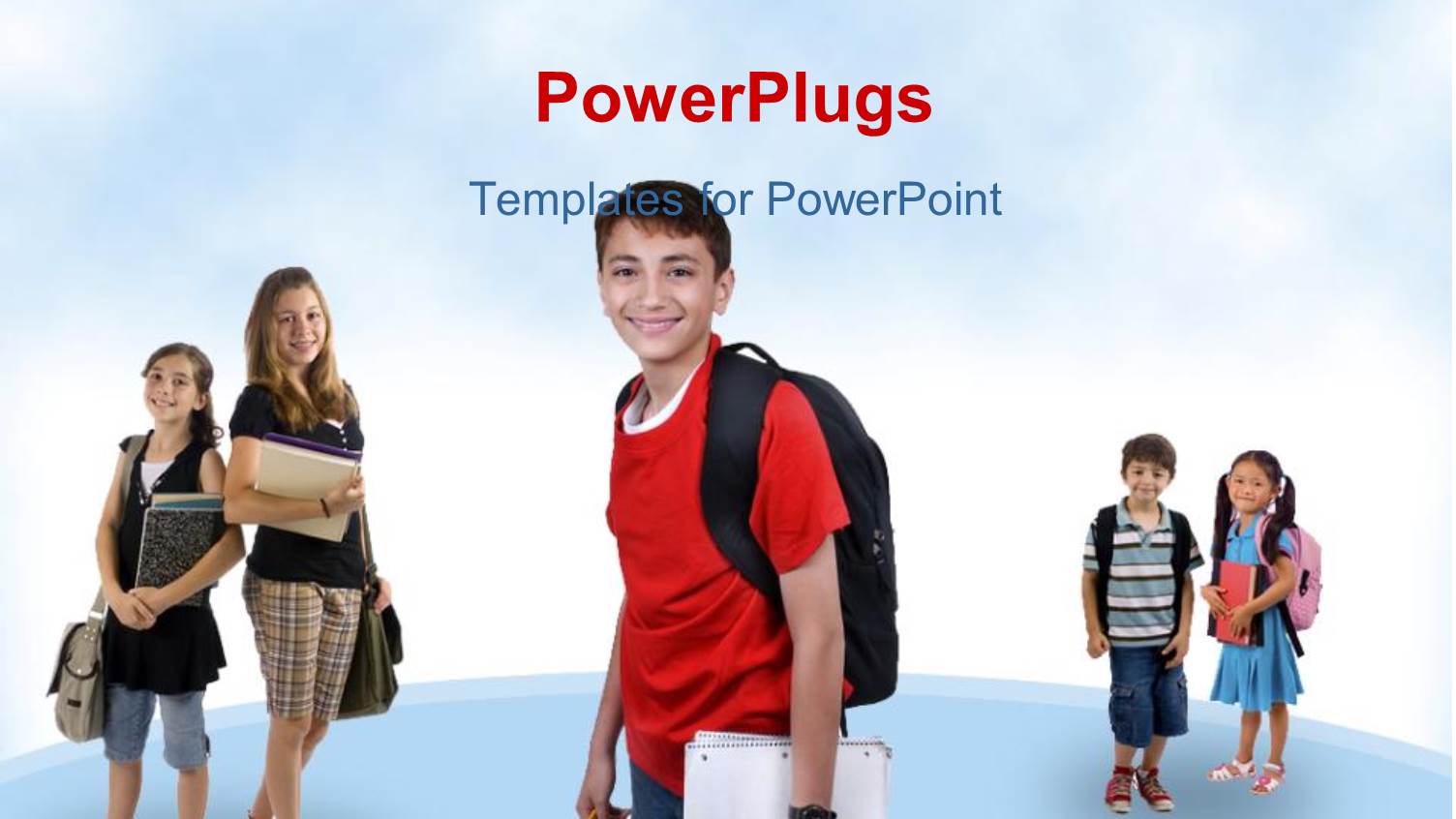 a Number of School Going Kids with Clear Sky in the Background