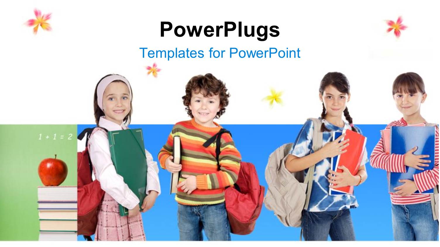 a Number of School Going Kids Posing