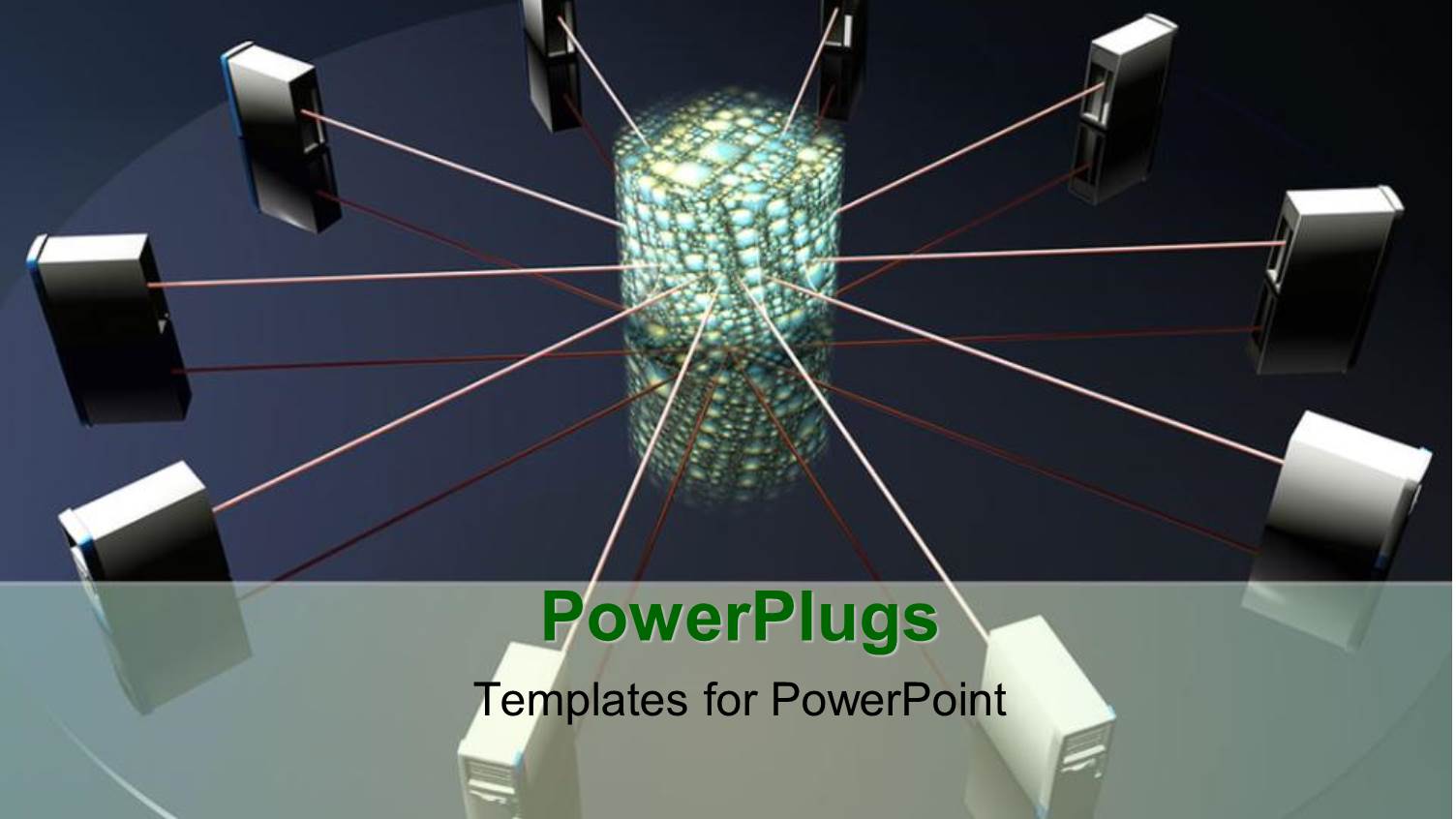 a Number of Servers Connected Together Through the Same Source