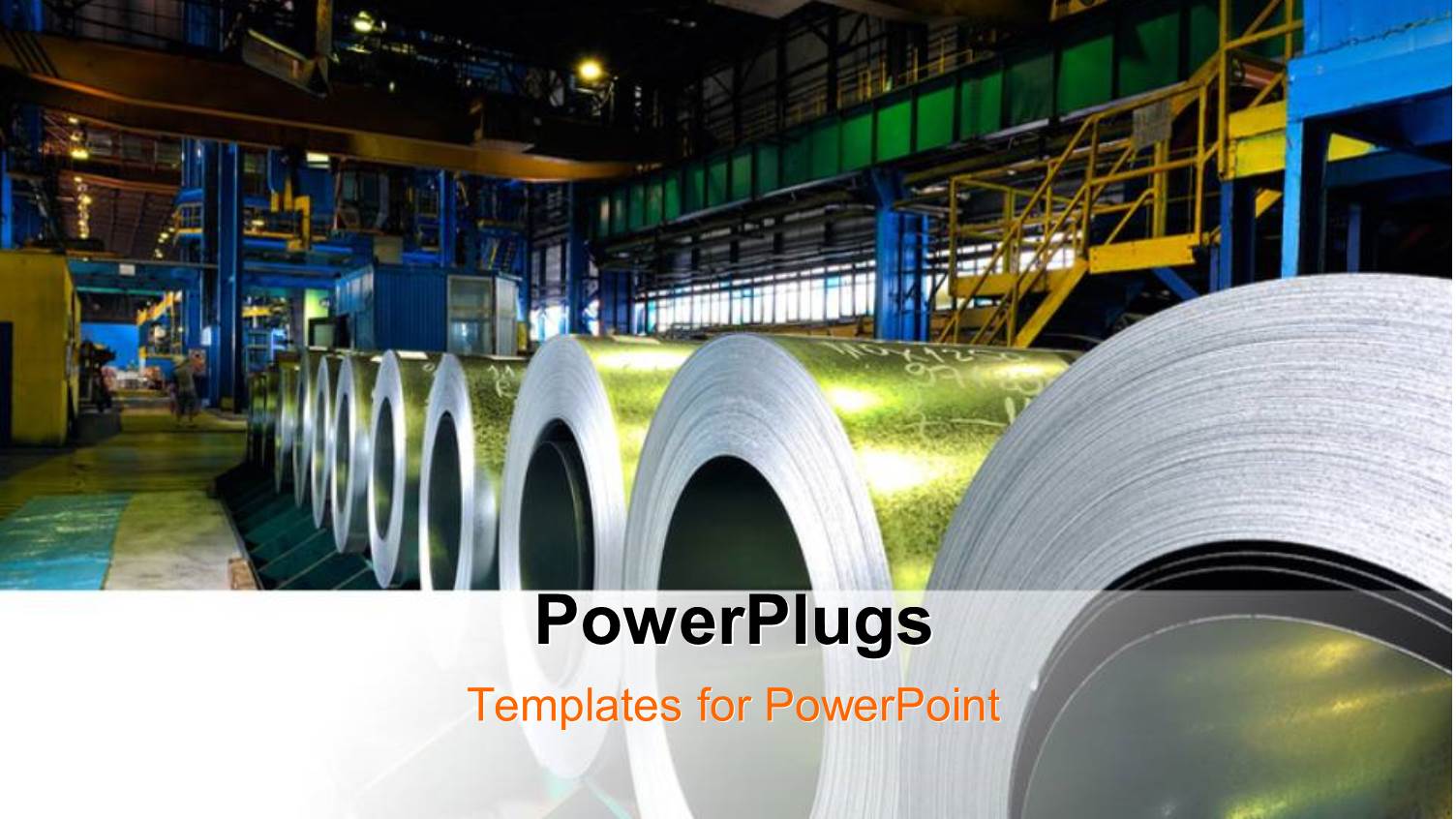 a Number of Steel Sheet Rolls in the Making