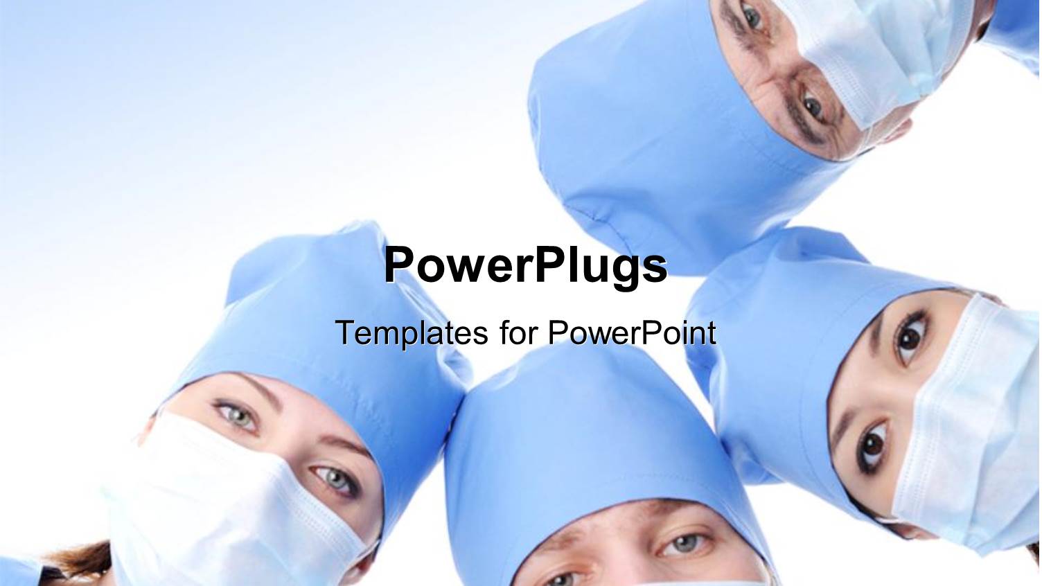 a Number of Surgeons with Bluish Background