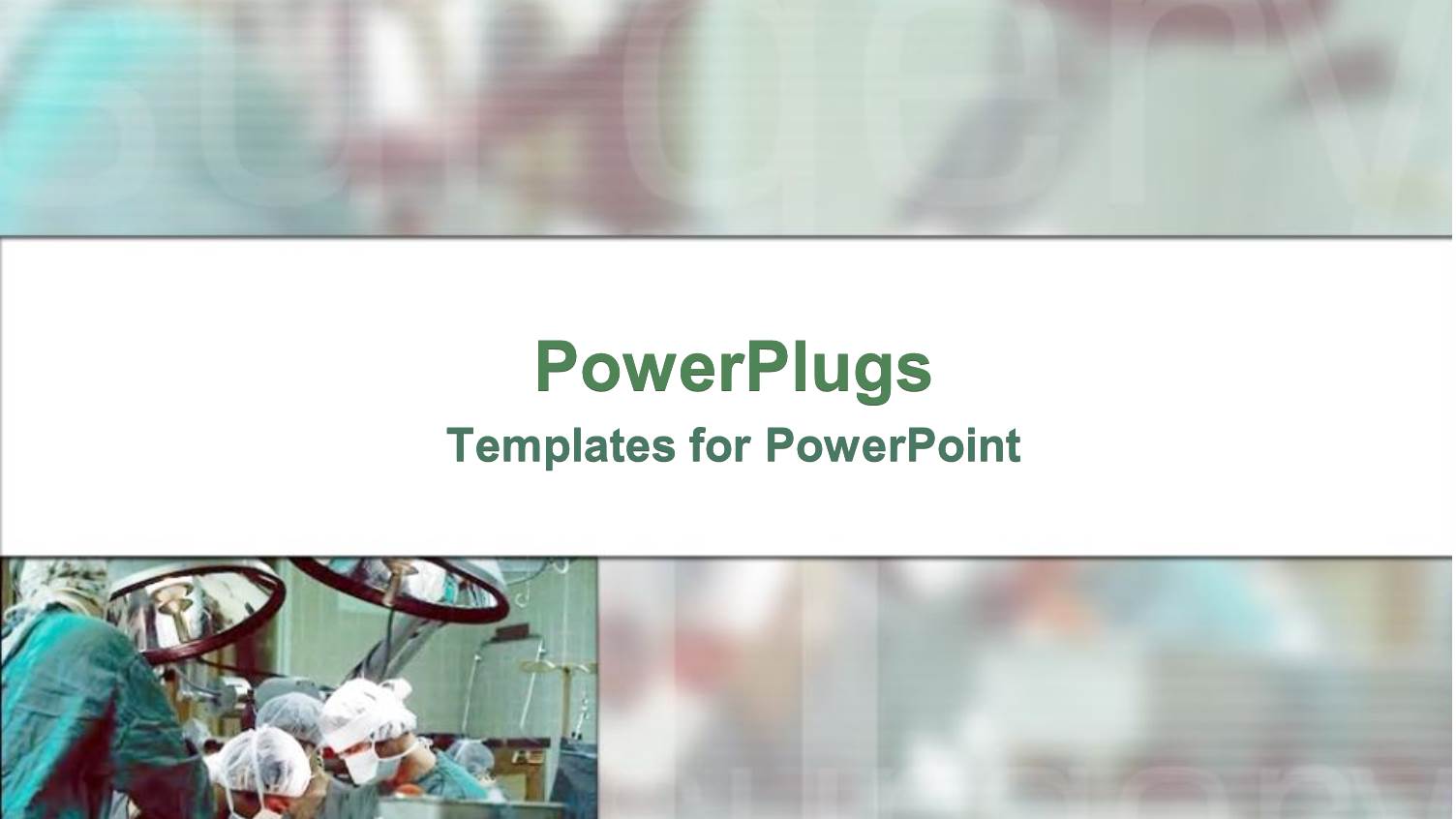 a Number of Surgeons Performing a Surgery with their Reflection in the Background