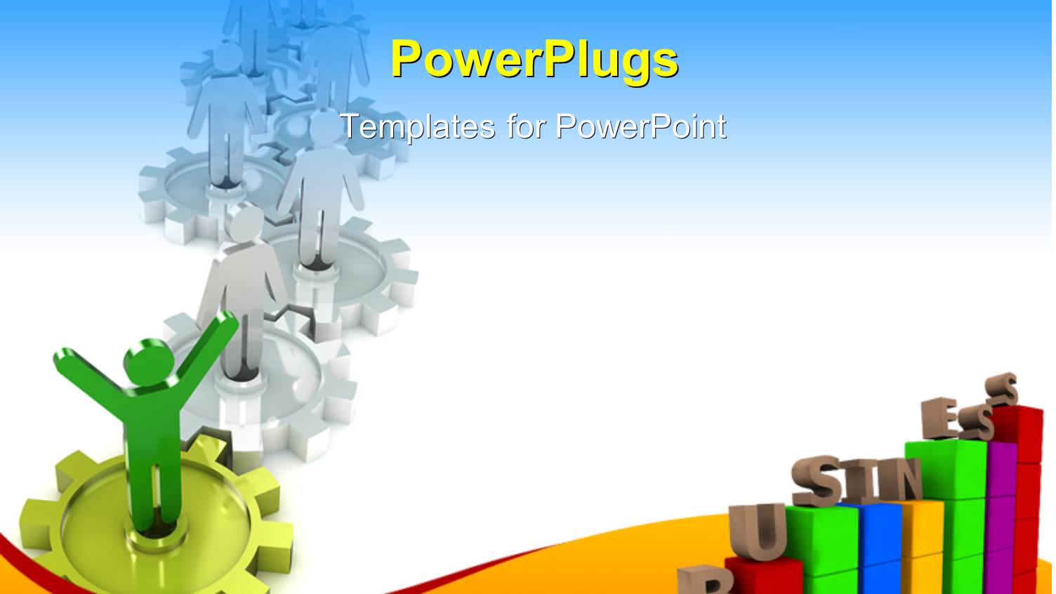 a Number of Tables and Gears with Bluish Background