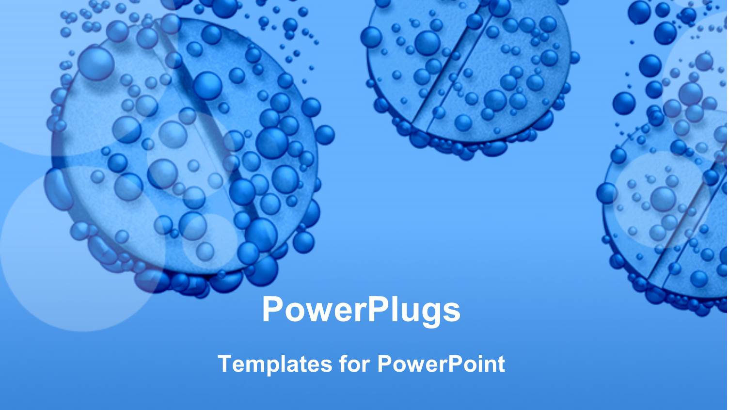 a Number of Tablets Dissolving in Water