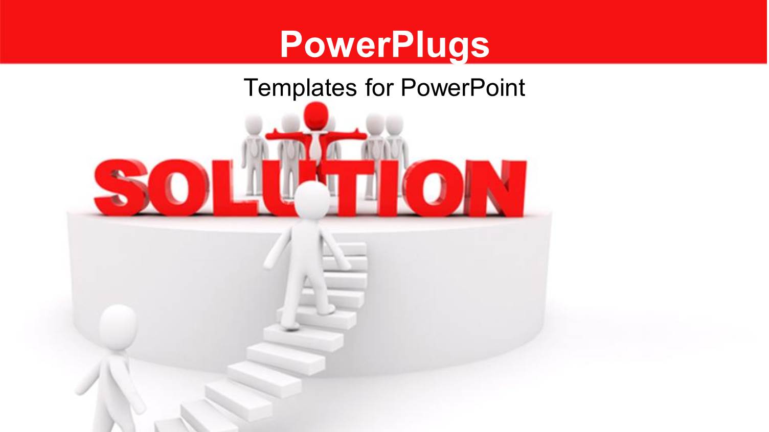 a Number of Team Workers with White Background