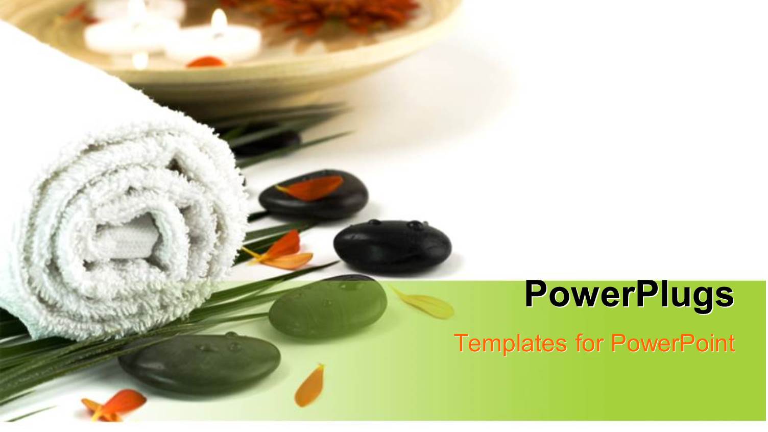 a Number of Things Related to Spa with White Background