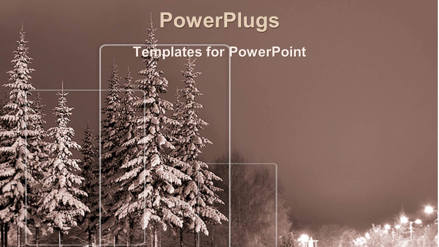 a Number of Trees Covered in Snow