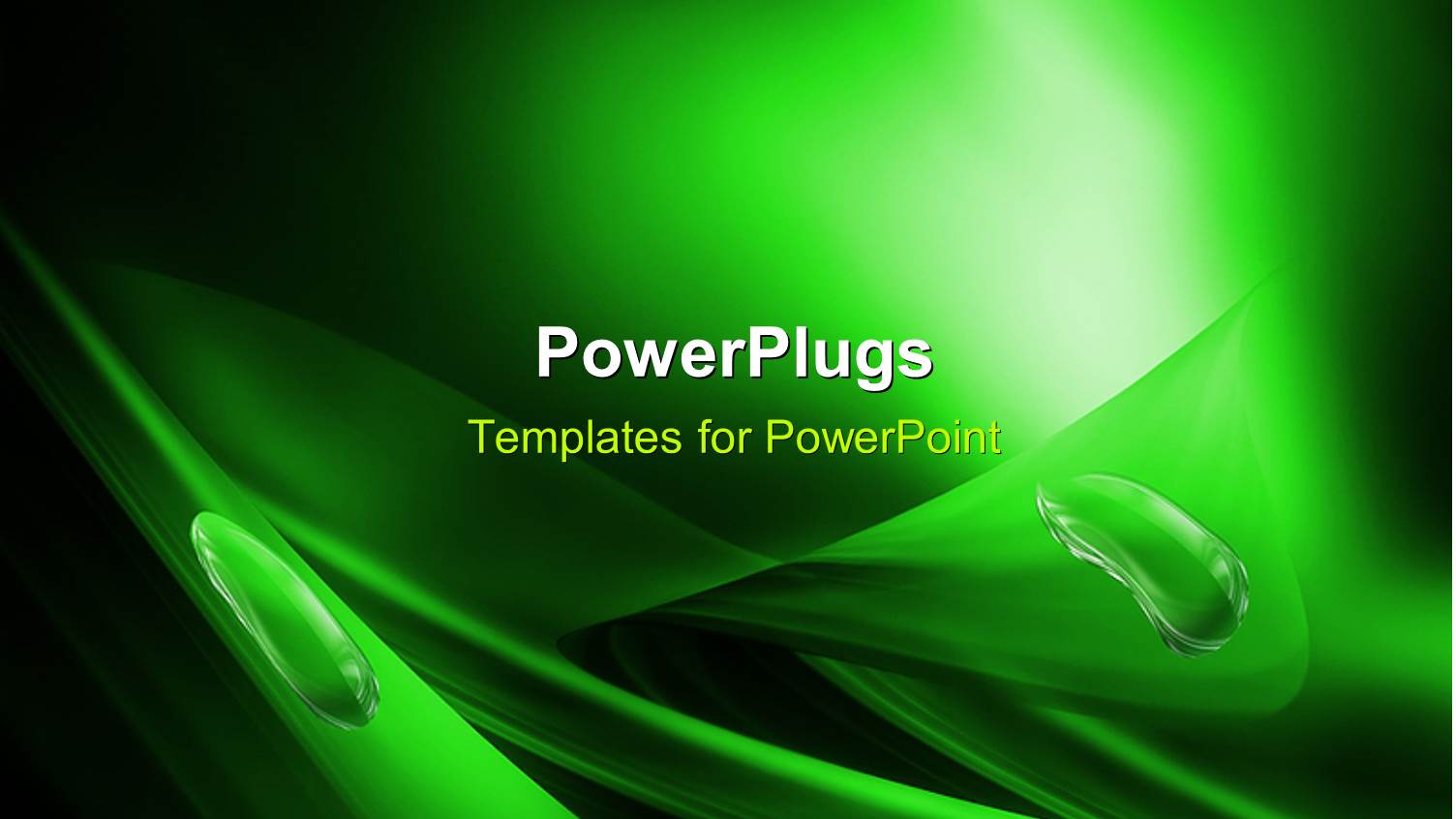 a Number of Water Droplets on Grass with Greenish Background