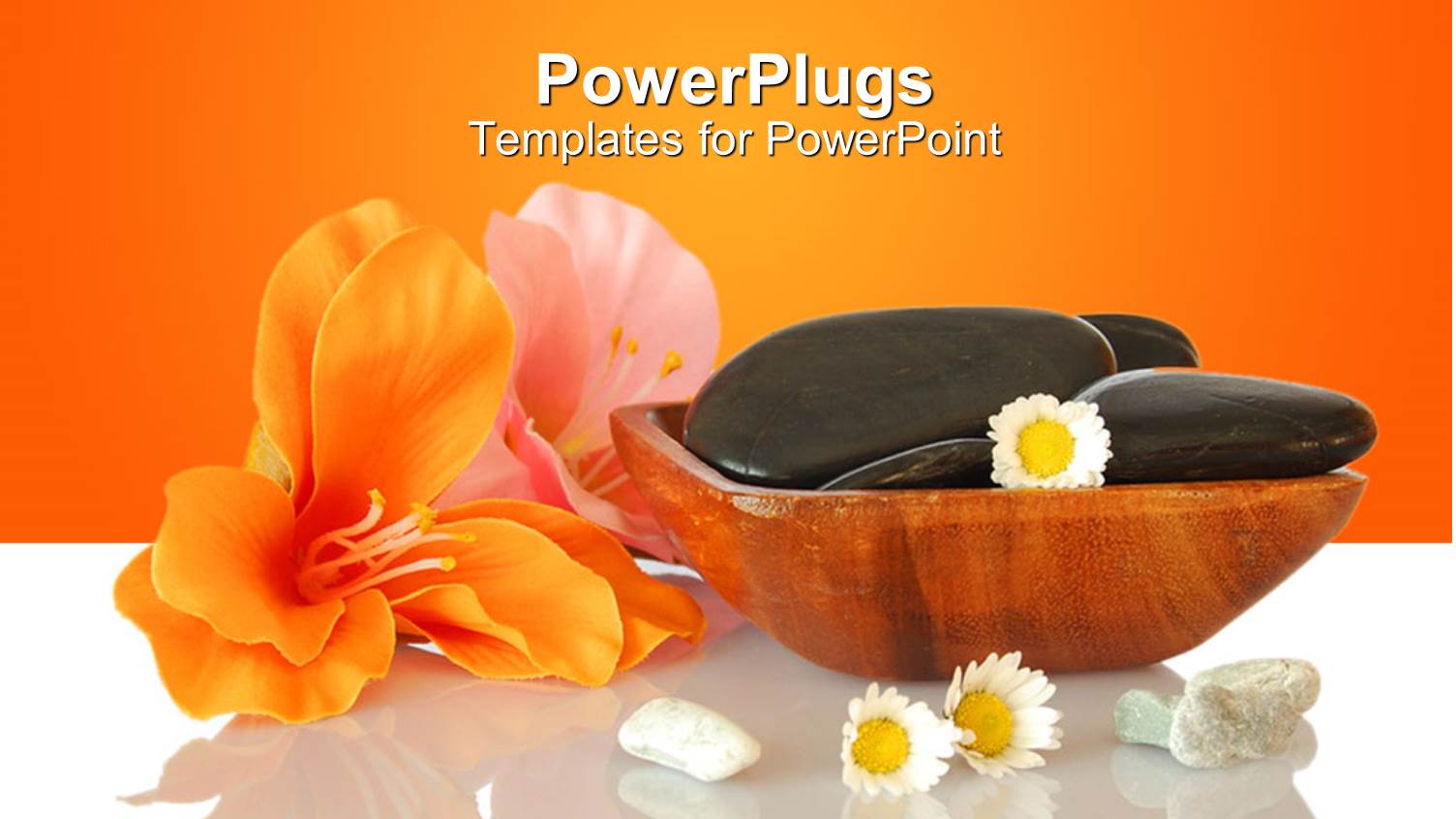 a Number of Zen Stones in the Basket