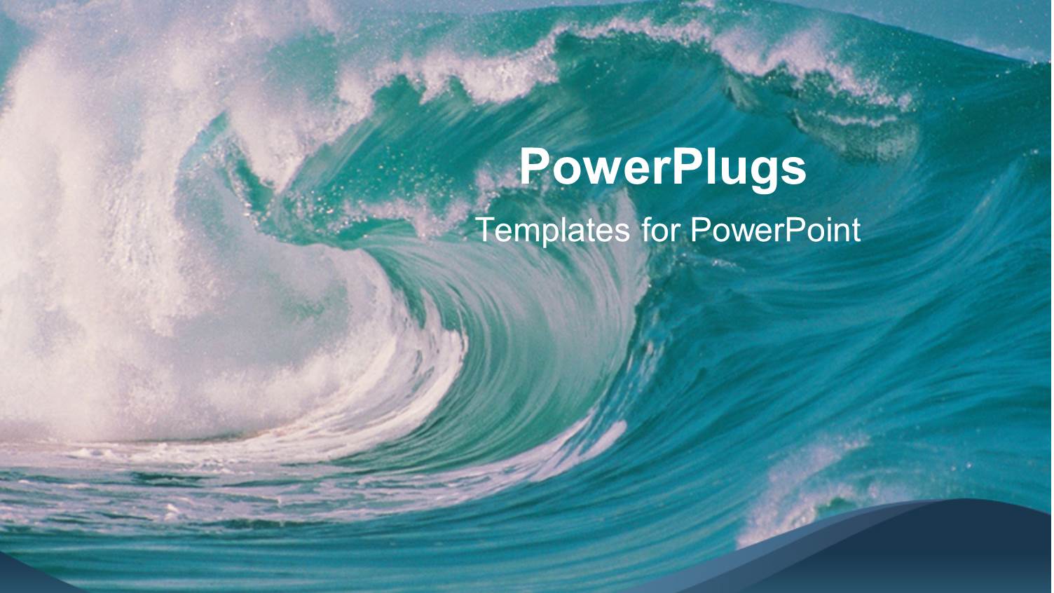 Ocean Waves Crashing, Beach, Blue Sky