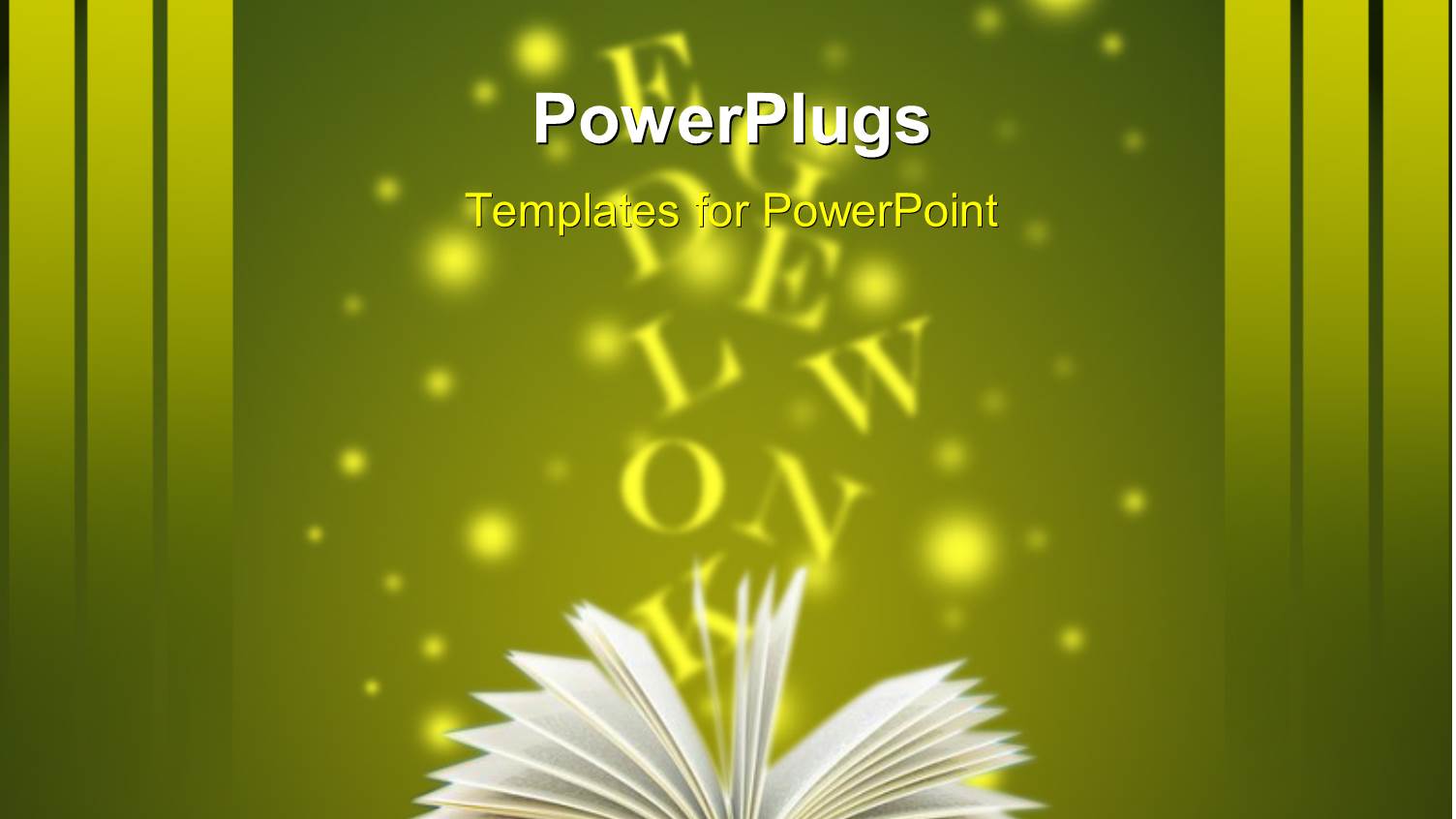 an Open Book with Alphabets in the Background