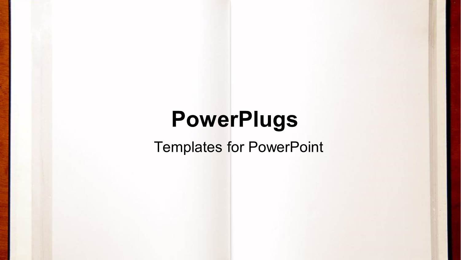 an Open Book with Blank Pages as a Metaphor on a Brown Background