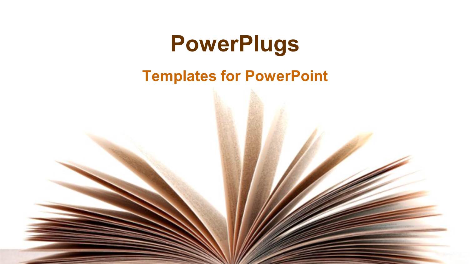 Opened Pages of Book on Desk with White Background and Brown Frames