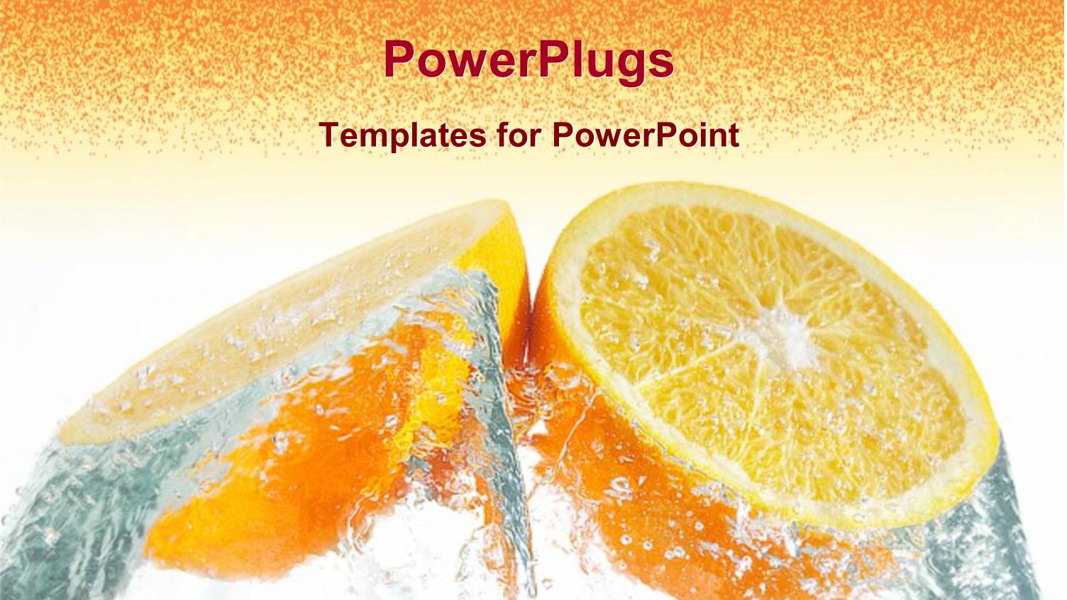 Orange Halves with Water, Healthy Eating, Nutrition