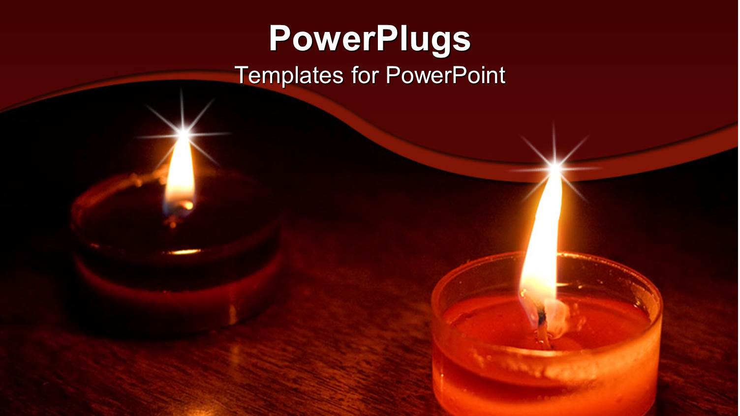 Oriental Candles Glowing in the Dark