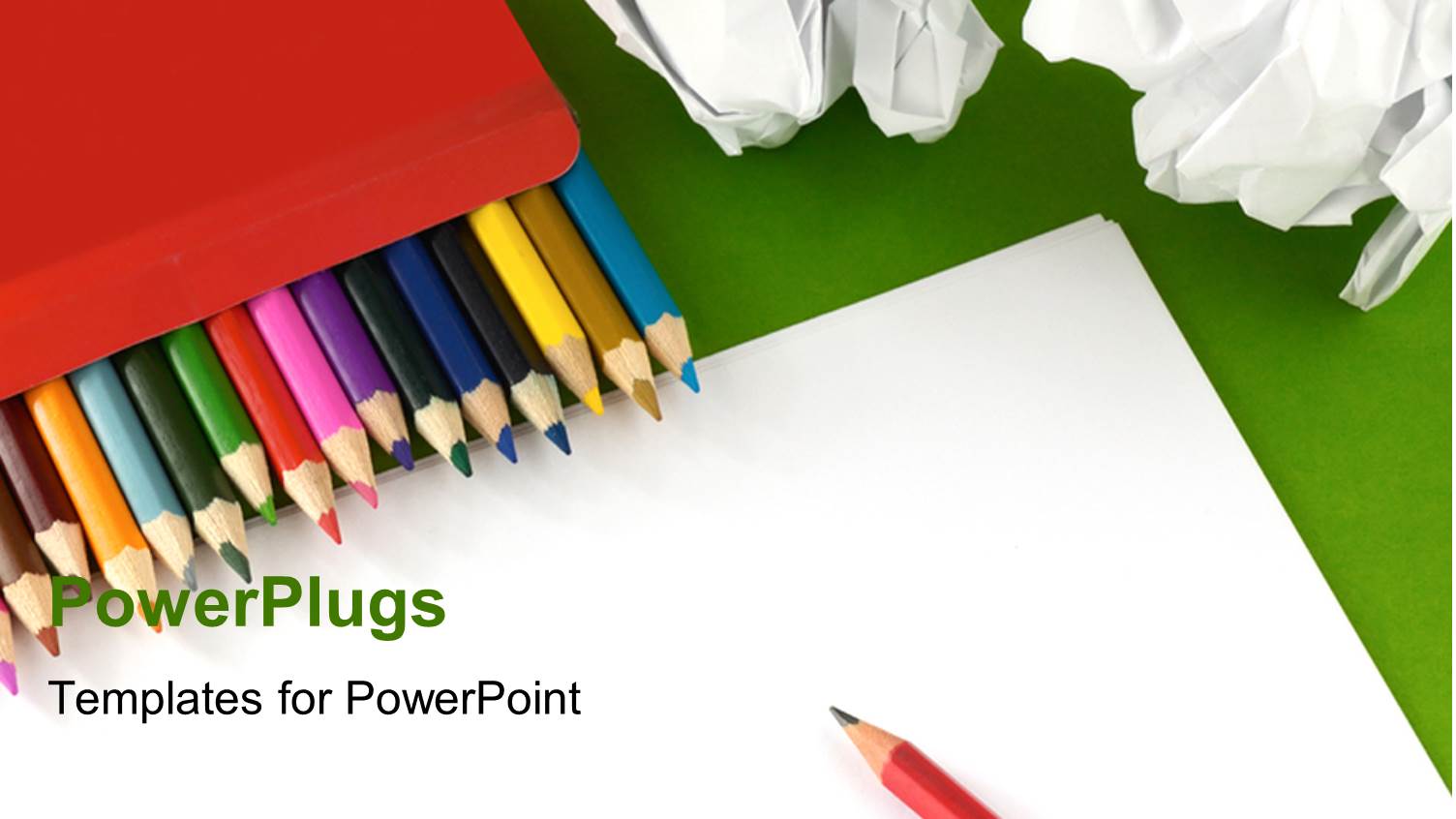 a Pack of Lots of Color Pencils on a White Paper